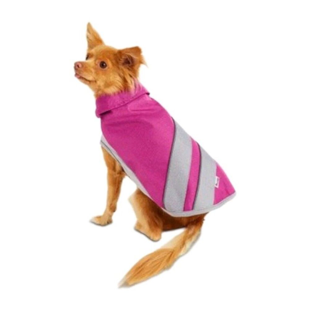 Pink WATER-RESISTANT Reflective Dog Jacket, Good2Go raincoat, Large, NWT